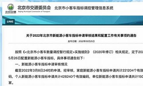 北京小汽车指标_北京小汽车指标查询网站官网